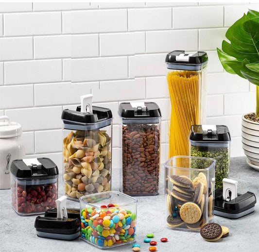 Air Tight Food Storage Containers with Labels & Marker